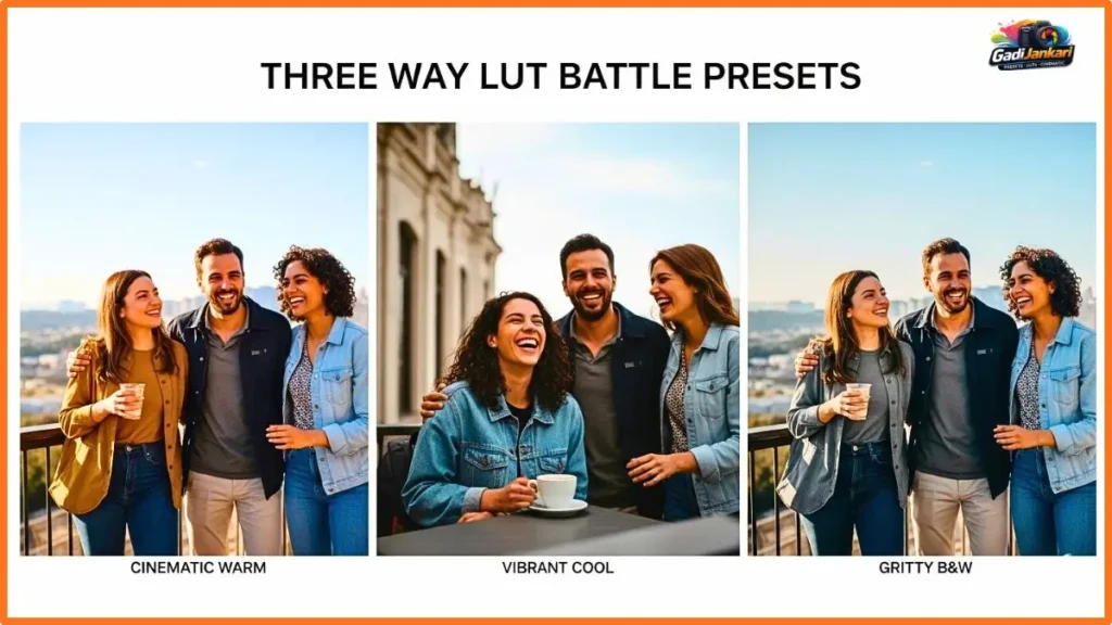 Three Way LUT Battle One Winner Takes Everything 