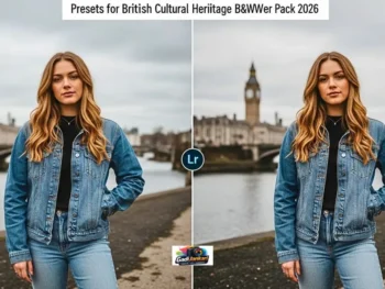 _Presets for british cultural heritage photos b&w lightroom