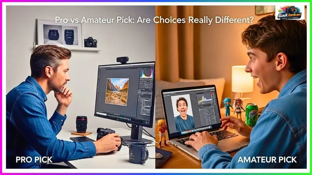 Pro vs Amateur Pick: Are Choices Really Different