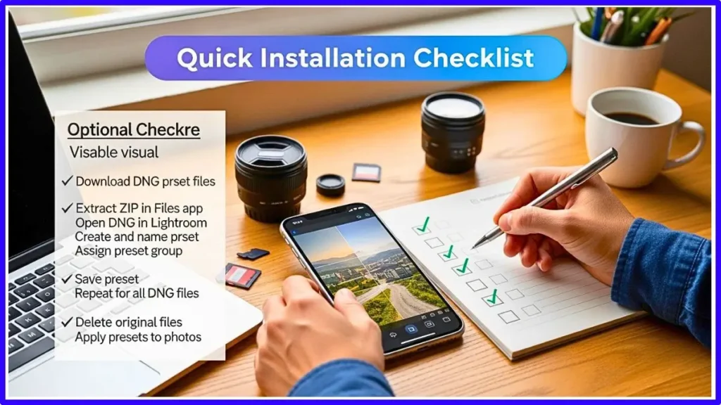 How to Install Lightroom Presets on iPhone Easy Step by Step Guide 7 Quick Installation Checklist