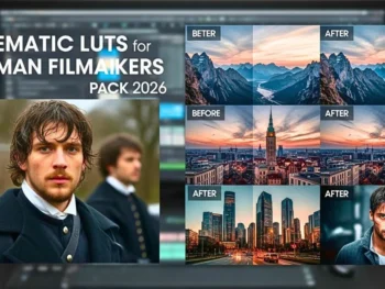 cinematic LUTs for German filmmakers pack